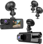 1080P Dual Dash Cam Front and Inside – Night Vision & Loop
