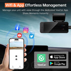1296P WiFi Dash Cam for Cars – Night Vision & Parking Mode
