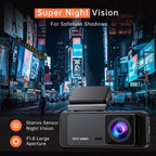 1296P WiFi Dash Cam for Cars – Night Vision & Parking Mode
